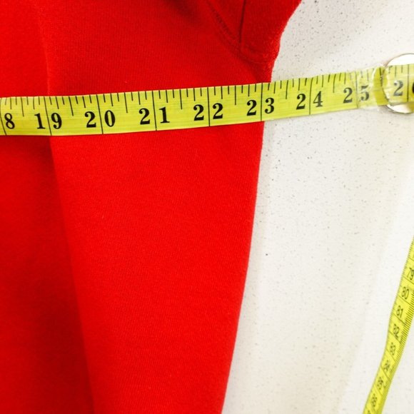 VINTAGE DISNEY MICKEY Women's Red Sweater 2X XXL Oversized Stretch Crewneck - Picture 8 of 12